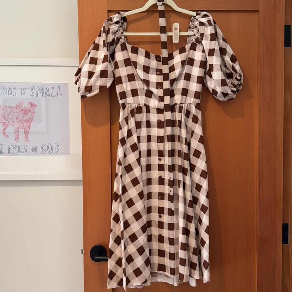 Vintage Albert Capraro Gingham Day dress